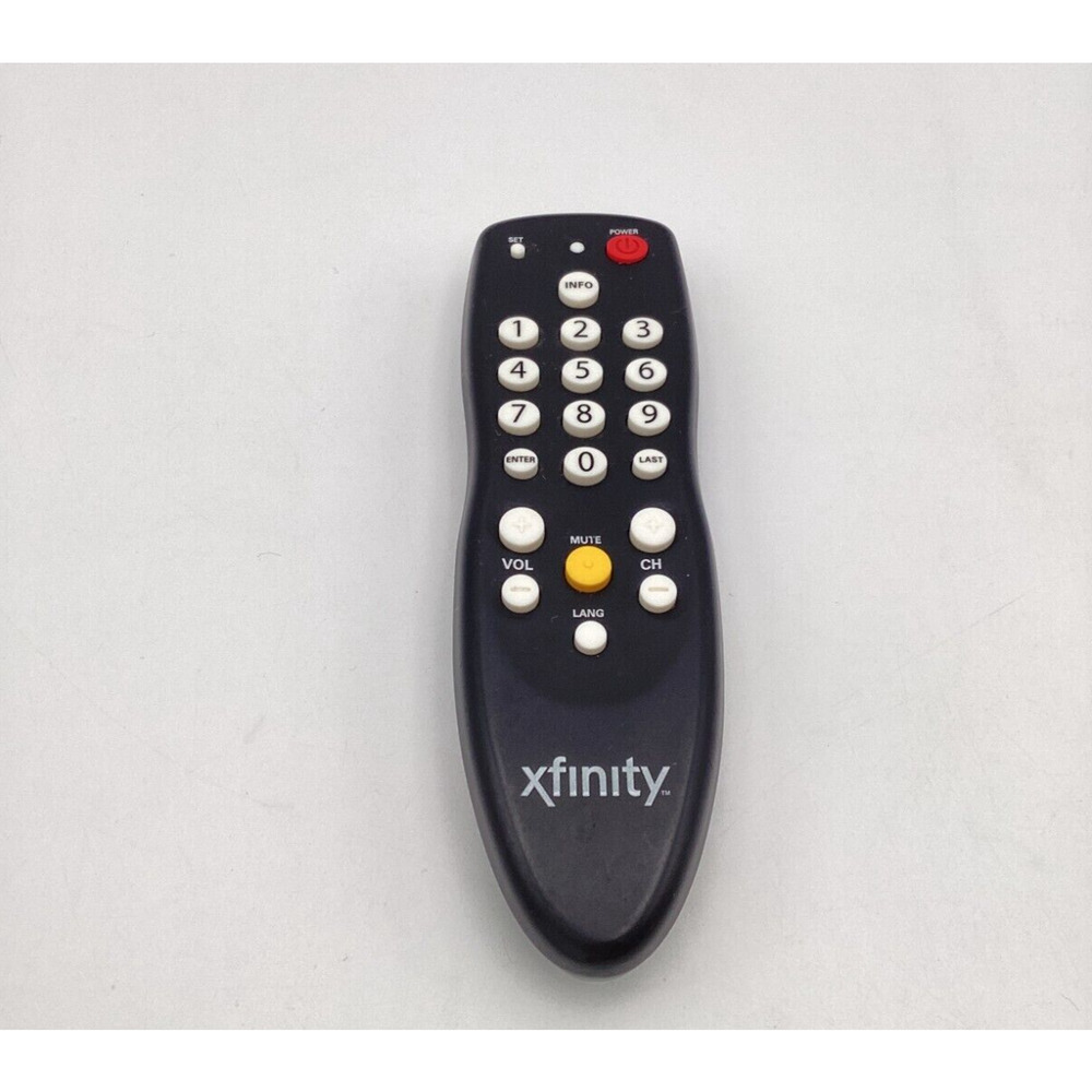 Comcast Xfinity 3067BC1-R Black Wireless Remote Control for Comcast Cable TV Box